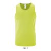 SOL'S férfi ujjatlan sport trikó SO02073, Apple Green-3XL