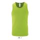 SOL'S férfi ujjatlan sport trikó SO02073, Neon Green-2XL