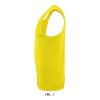 SOL'S férfi ujjatlan sport trikó SO02073, Neon Yellow-2XL