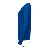 SOL'S IMPERIAL Női hosszú ujjú környakas pamut póló SO02075, Royal Blue-L