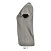 SOL'S IMPERIAL FIT kreknyakú rövid ujjú Női póló SO02080, Grey Melange-XL