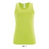 SOL'S ujjatlan Női sport trikó SO02117, Apple Green-XS