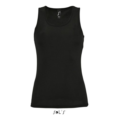 SOL'S ujjatlan Női sport trikó SO02117, Black-XL