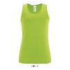 SOL'S ujjatlan Női sport trikó SO02117, Neon Green-2XL