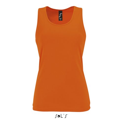 SOL'S ujjatlan Női sport trikó SO02117, Neon Orange-XS