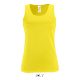 SOL'S ujjatlan Női sport trikó SO02117, Neon Yellow-2XL