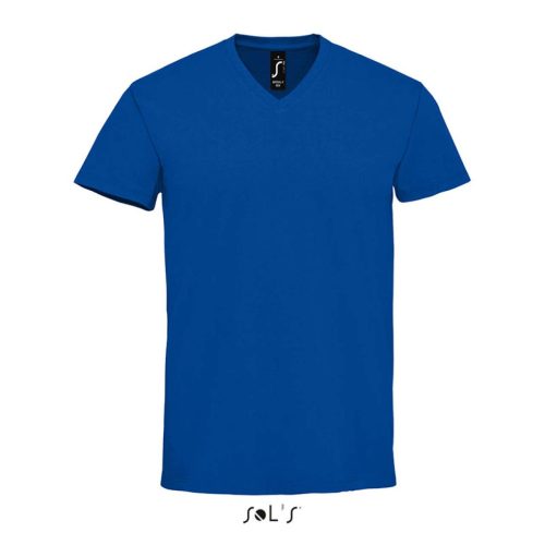 SOL'S MPERIAL V-nyakú férfi rövid ujjú póló SO02940, Royal Blue-L