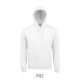 SOL'S unisex kapucnis pulóver SO02991, White-M