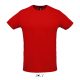 SOL'S rövid ujjú unisex sport póló SO02995, Red-L