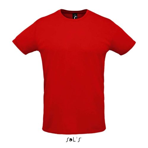 SOL'S rövid ujjú unisex sport póló SO02995, Red-M