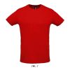 SOL'S rövid ujjú unisex sport póló SO02995, Red-XL