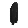 SOL'S Női kereknyakú pulóver SO03104, Black-M