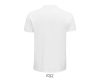 SOL'S PLANET organikus férfi rövid ujjú galléros póló SO03566, White-2XL