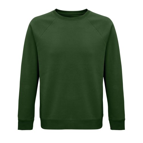 SOL'S  organikus unisex környakas pulóver SO03567, Bottle Green-M