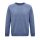 SOL'S  organikus unisex környakas pulóver SO03567, Blue-2XL