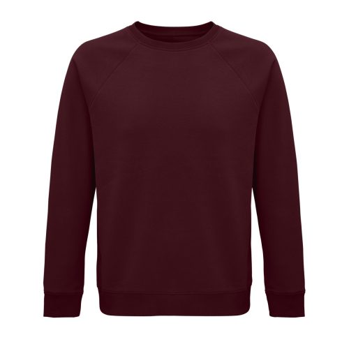 SOL'S  organikus unisex környakas pulóver SO03567, Burgundy-2XL