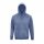 SOL'S  organikus unisex kapucnis pulóver SO03568, Blue-2XL