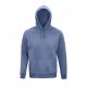 SOL'S  organikus unisex kapucnis pulóver SO03568, Blue-3XL