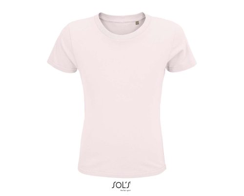 SOL'S CRUSADER KIDS környakas rövid ujjú pamut gyerek póló SO03580, Pale Pink-2A