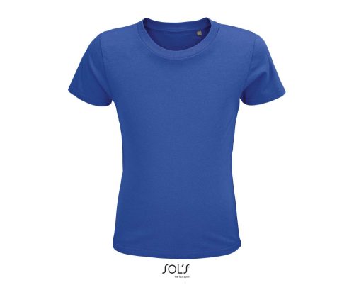 SOL'S CRUSADER KIDS környakas rövid ujjú pamut gyerek póló SO03580, Royal Blue-10A