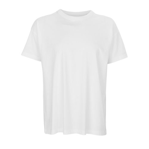 SOL'S BOXY széles fazonú organikus férfi rövid ujjú póló SO03806, White-2XL