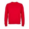 SOL'S  unisex környakas pulóver SO03814, Bright Red-2XL