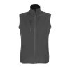 SOL'S FALCON Női 3 rétegű softshell mellény SO03826, Charcoal Grey-L