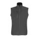 SOL'S FALCON Női 3 rétegű softshell mellény SO03826, Charcoal Grey-S