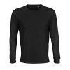 SOL'S PIONEER kereknyakú unisex hosszú ujjú póló SO03982, Deep Black-2XL