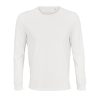 SOL'S PIONEER kereknyakú unisex hosszú ujjú póló SO03982, White-2XL