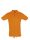 SOL'S PERFECT két gombos férfi rövid ujjú galléros piké pamut póló SO11346, Orange-3XL