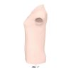 SOL'S PERFECT három gombos Női rövid ujjú galléros piké pamut póló SO11347, Creamy Pink-XL