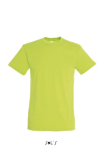 SOL'S REGENT unisex kereknyakú rövid ujjú pamut póló SO11380, Apple Green-2XL