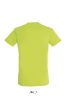 SOL'S REGENT unisex kereknyakú rövid ujjú pamut póló SO11380, Apple Green-2XL