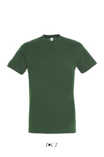 SOL'S REGENT unisex kereknyakú rövid ujjú pamut póló SO11380, Bottle Green-2XL