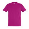 SOL'S REGENT unisex kereknyakú rövid ujjú pamut póló SO11380, Fuchsia-M