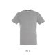 SOL'S REGENT unisex kereknyakú rövid ujjú pamut póló SO11380, Grey Melange-4XL