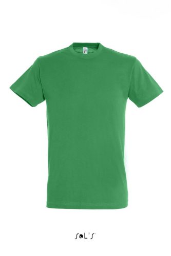 SOL'S REGENT unisex kereknyakú rövid ujjú pamut póló SO11380, Kelly Green-S