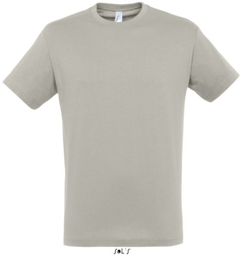 SOL'S REGENT unisex kereknyakú rövid ujjú pamut póló SO11380, Light Grey-S