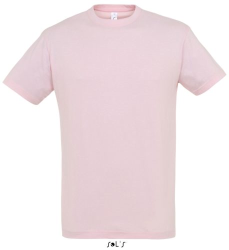 SOL'S REGENT unisex kereknyakú rövid ujjú pamut póló SO11380, Medium Pink-L