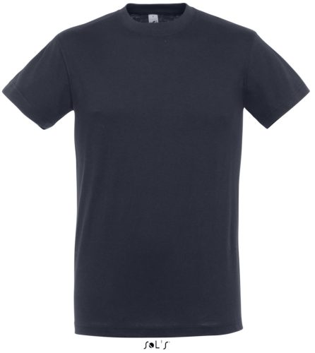 SOL'S REGENT unisex kereknyakú rövid ujjú pamut póló SO11380, Navy-2XL