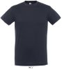 SOL'S REGENT unisex kereknyakú rövid ujjú pamut póló SO11380, Navy-3XL