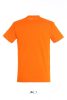 SOL'S REGENT unisex kereknyakú rövid ujjú pamut póló SO11380, Orange-3XL