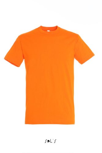 SOL'S REGENT unisex kereknyakú rövid ujjú pamut póló SO11380, Orange-M