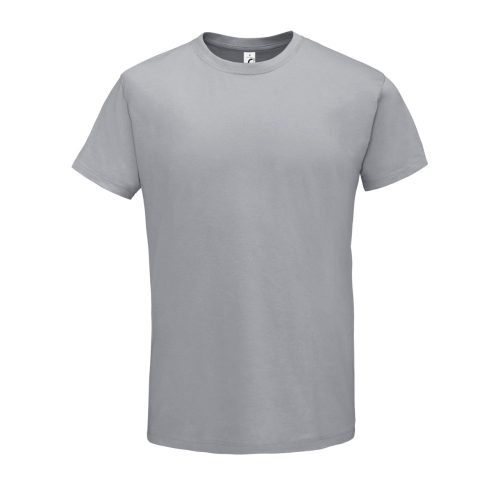 SOL'S REGENT unisex kereknyakú rövid ujjú pamut póló SO11380, Pure Grey-M