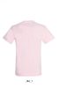 SOL'S REGENT unisex kereknyakú rövid ujjú pamut póló SO11380, Pale Pink-XL