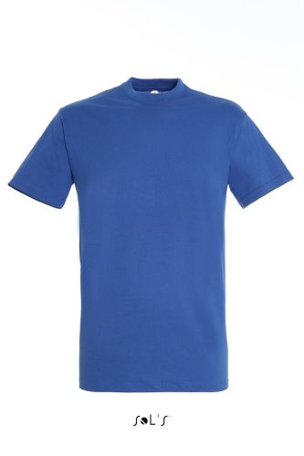 SOL'S REGENT unisex kereknyakú rövid ujjú pamut póló SO11380, Royal Blue-L