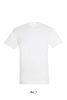 SOL'S REGENT unisex kereknyakú rövid ujjú pamut póló SO11380, White-XS