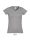 SOL'S MOON Női V-nyakú rövid ujjú pamut póló SO11388, Grey Melange-XL