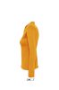 SOL'S MAJESTIC környakas Női hosszú ujjú pamut póló SO11425, Orange-2XL